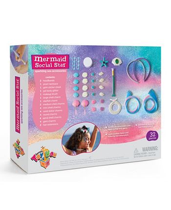 The Memory Building Mermaid Gifts for Girls in a Giant Surprise Box with a  Soft Mermaid Doll, a Mermaid Coloring Book with Coloring Markers, a Merma