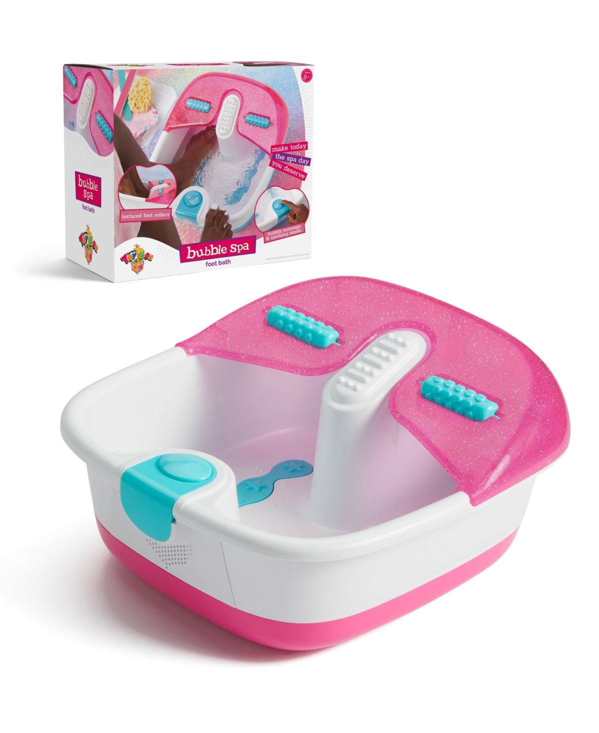 Geoffrey's Toy Box Bubble Spa 1 Piece Foot Bath, Created For Macy's In White