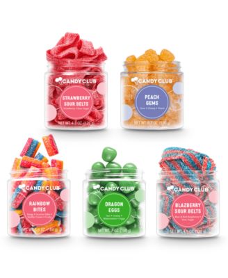 Candy Club Rainbow Gummy Gift Set, 5 Piece