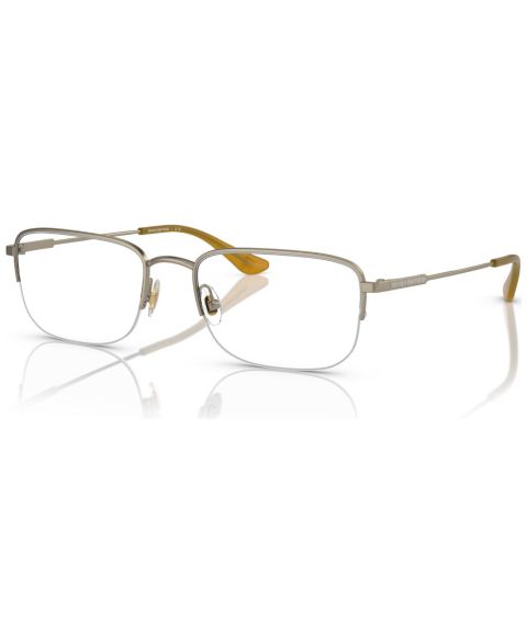 Мужские очки Brooks Brothers Man Rectangle Metal BB1109 0BB1109 Eyeglasses, цвет: Матовый золотой