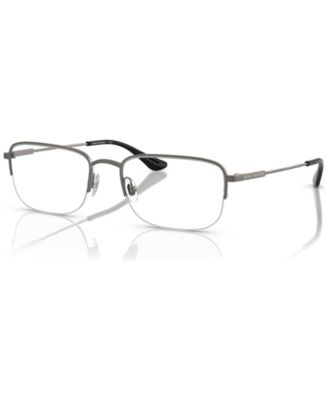 B by Brooks Brothers Men's Eyeglasses, BB1109 55 - Matte Gunmetal
