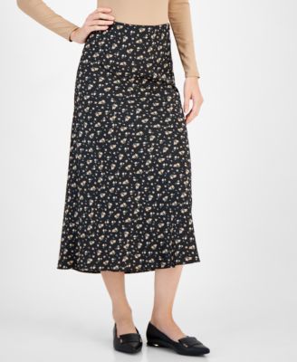 And Now This - This Women's Satin Midi Skirt