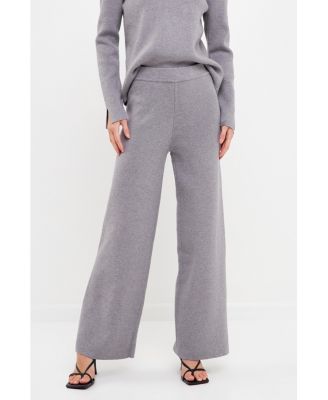 Women's Knit Wide Pants
