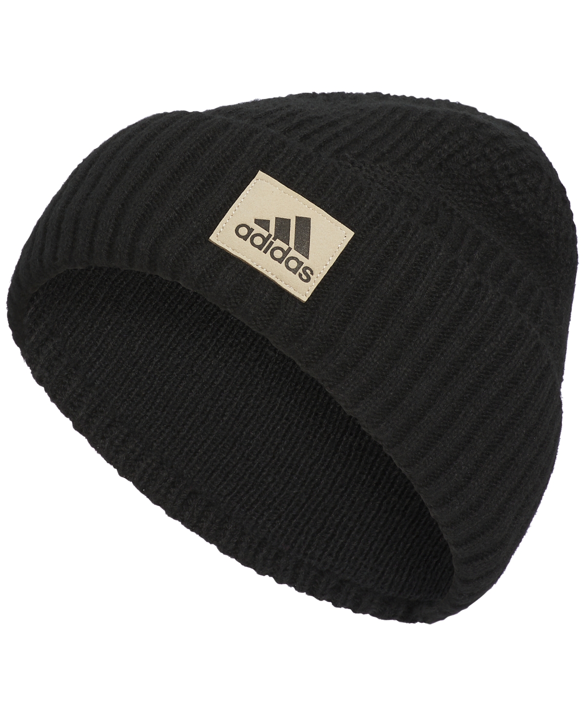 Adidas Originals Men's Pine Knot 4 Double-knit Folded Beanie In Navy