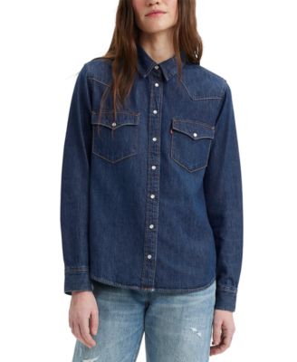 Levi's ultimate western shirt sales womens