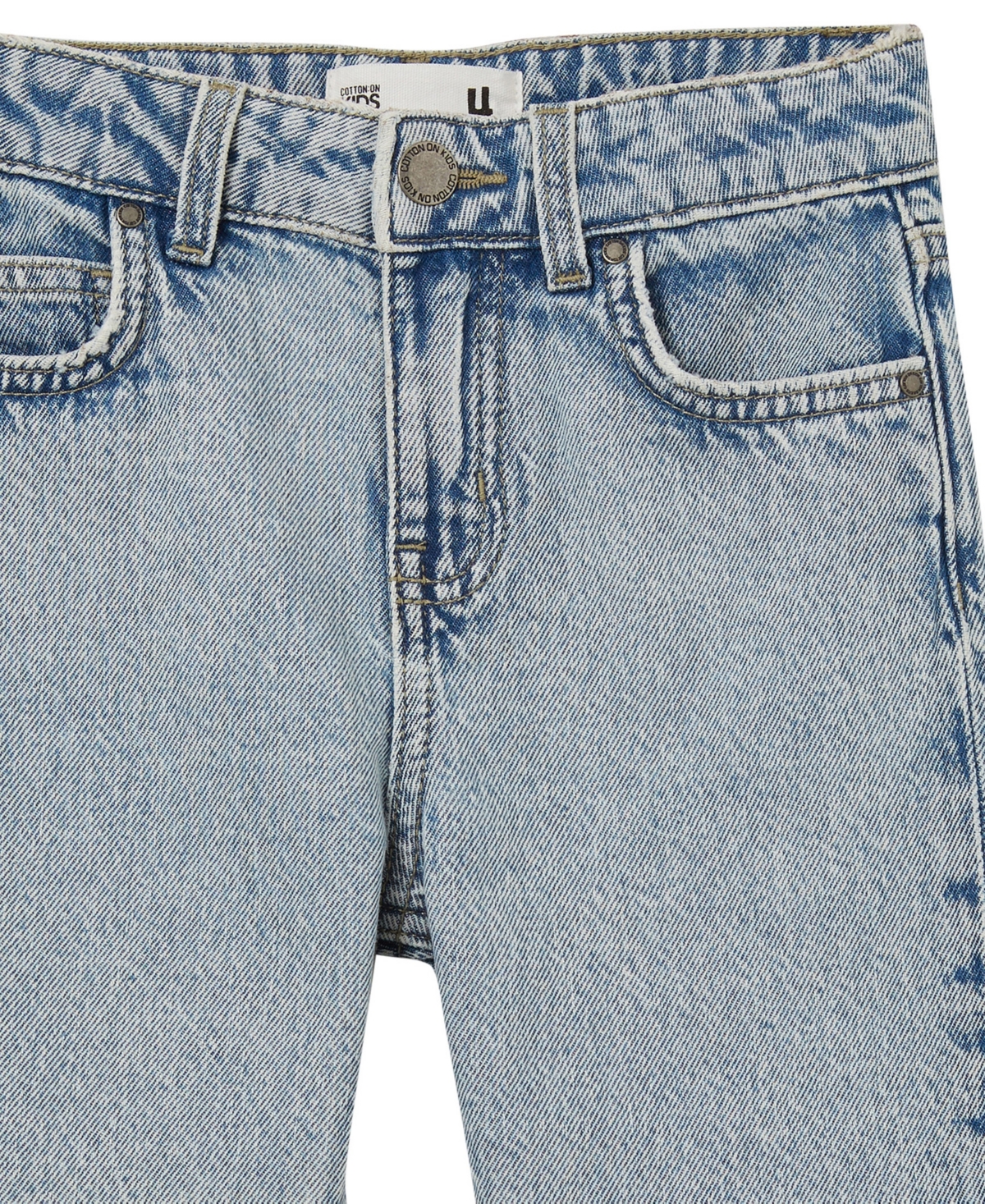 Cotton On Little Boys 5-Pocket Fixed Waist Regular Fit Jeans
