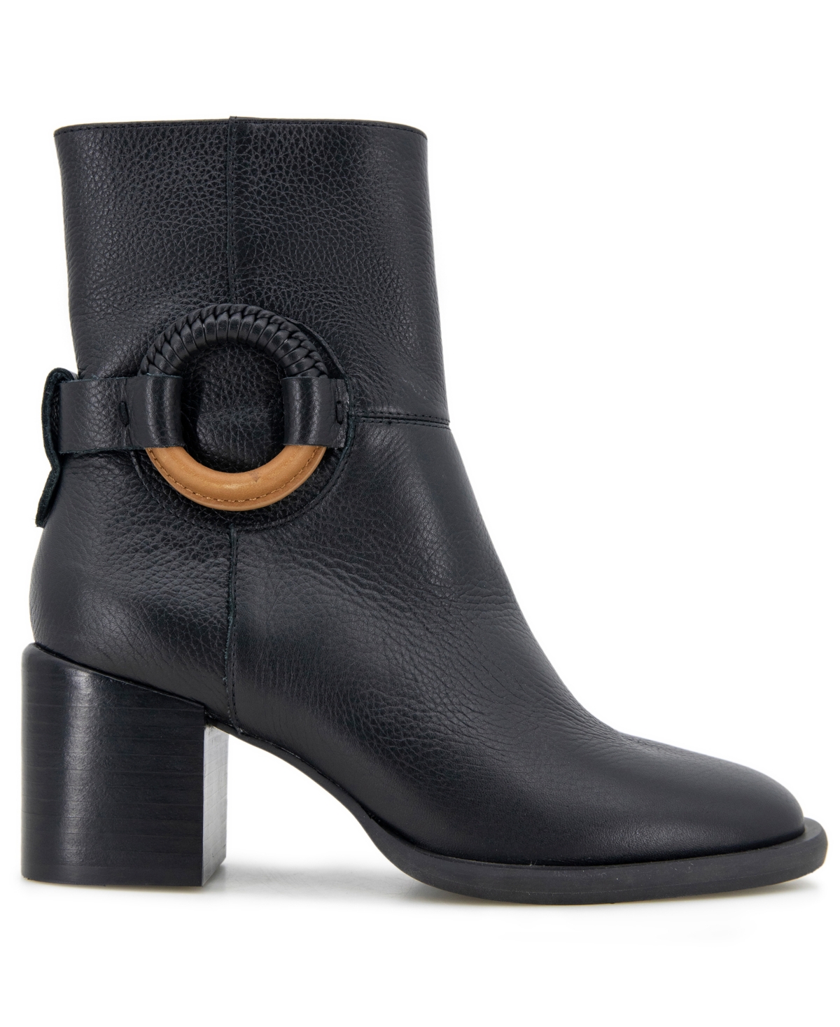 Gentle Souls Women's Holi Block Heel Bootie -Leather