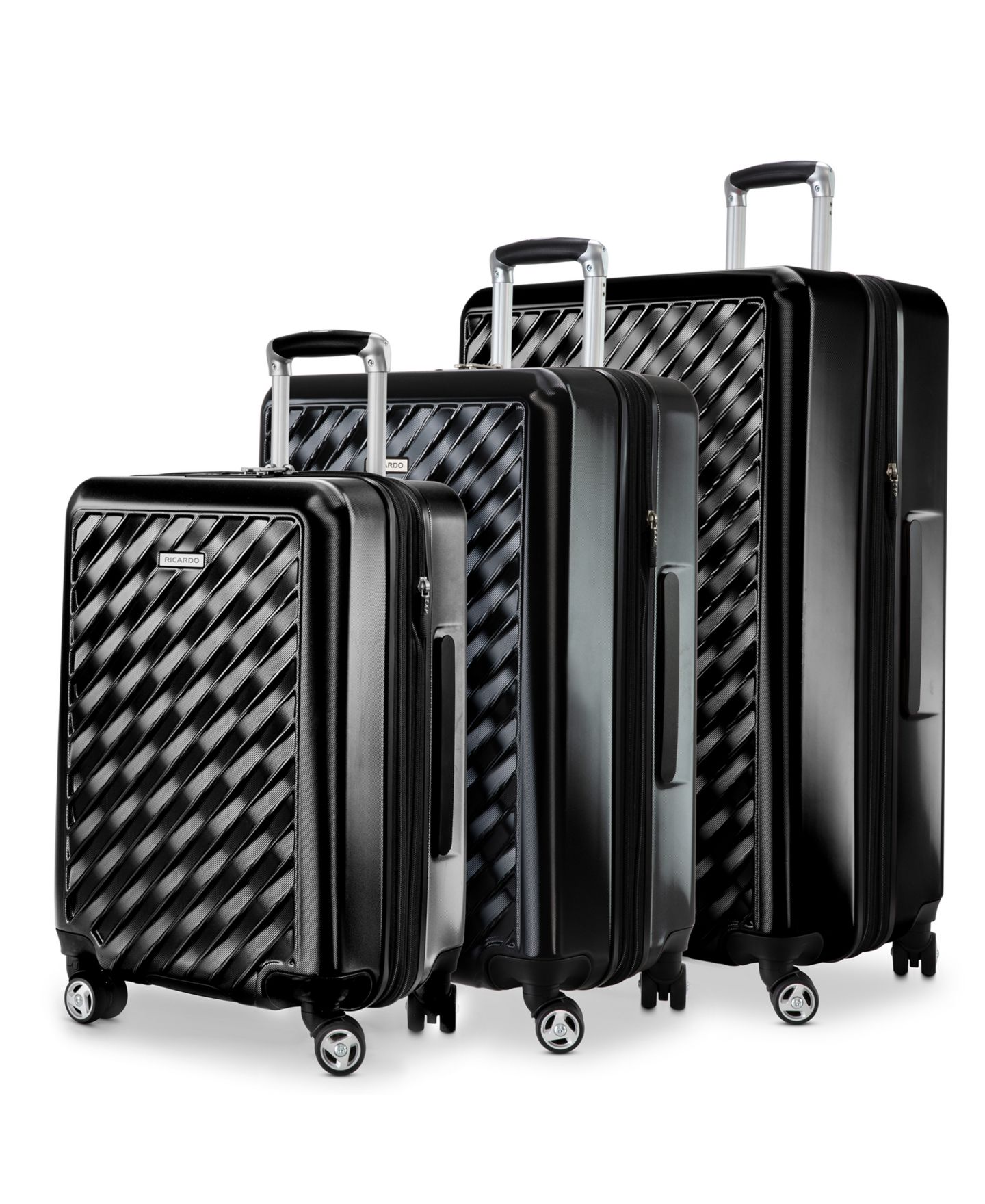 Чемодан Ricardo Melrose Hardside 29" Check-in Spinner Suitcase, цвет: Чёрный — фото 10