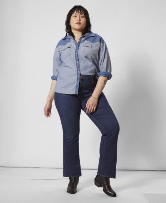 Levi's® Trendy Plus Size 725 High-Rise Bootcut Jeans