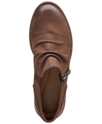 Women's Camzin Pace Ruched Zip Ankle Booties