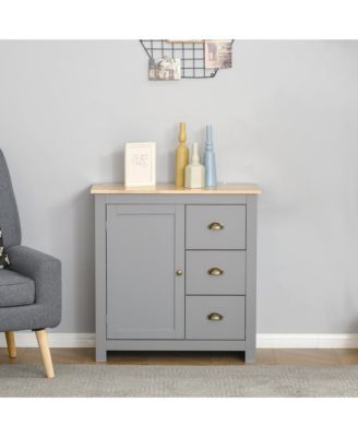 Modern Kitchen Sideboard Storage Cabinet with 3 Drawers,