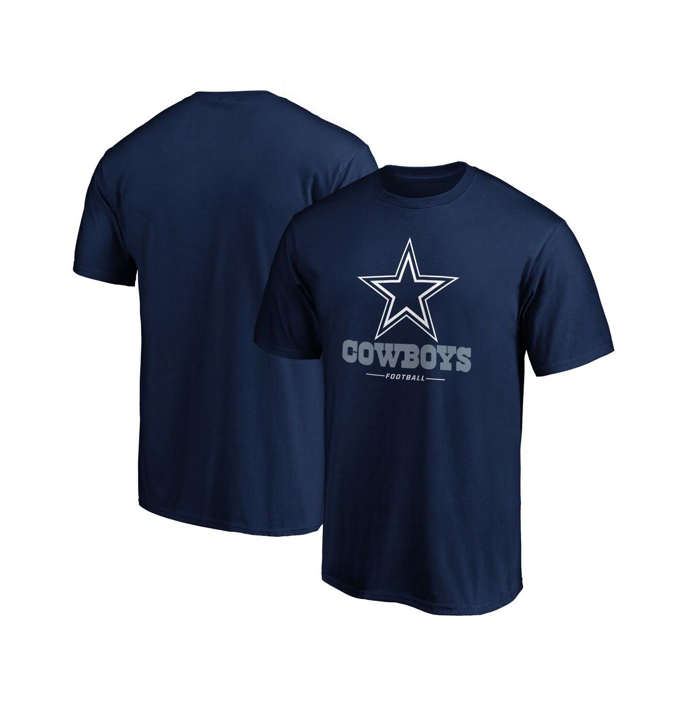 Мужская футболка Fanatics Navy Dallas Cowboys Team Lockup — фото 1