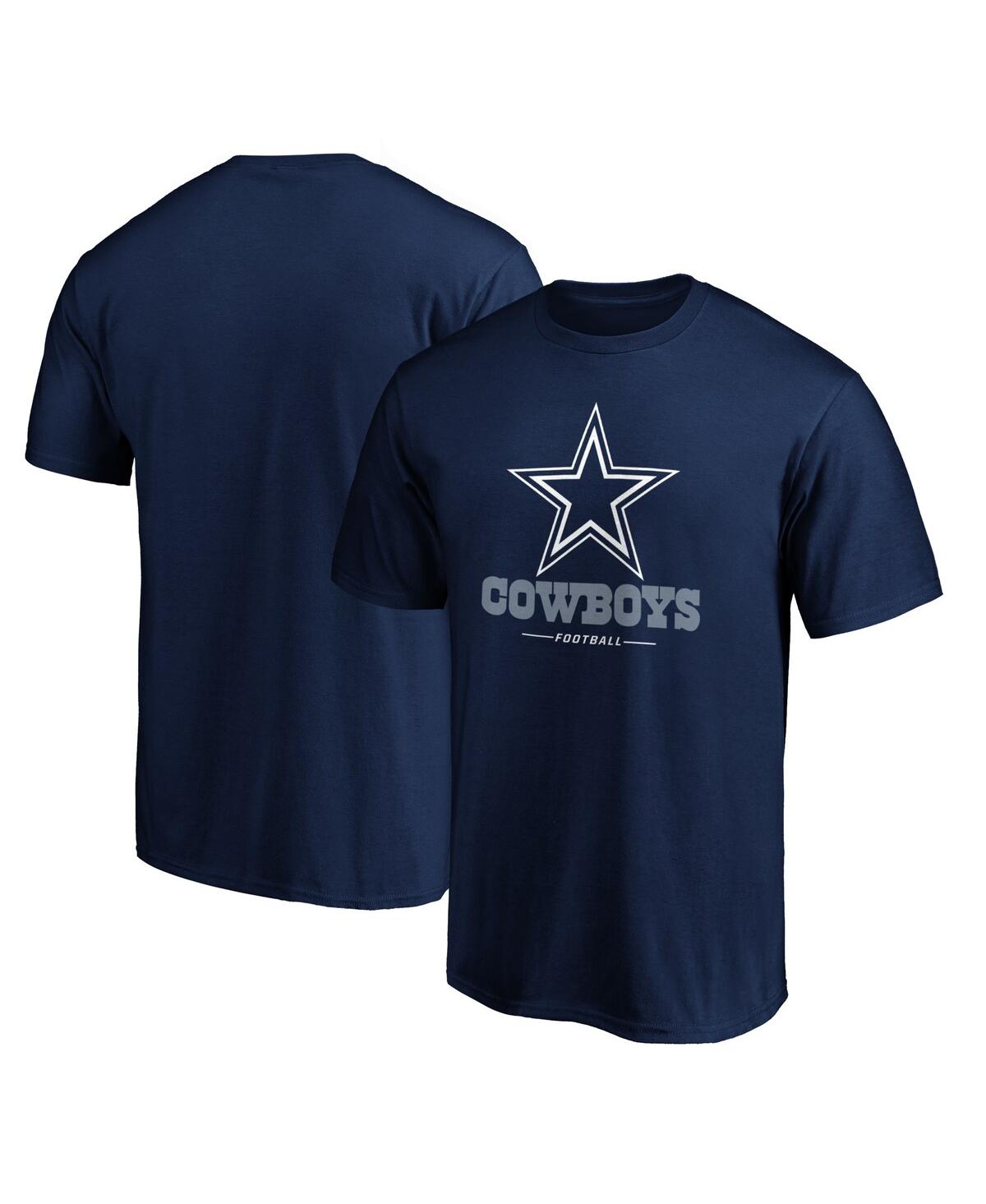 Fanatics Branded Navy Dallas Cowboys Team Lockup T-shirt In Navy