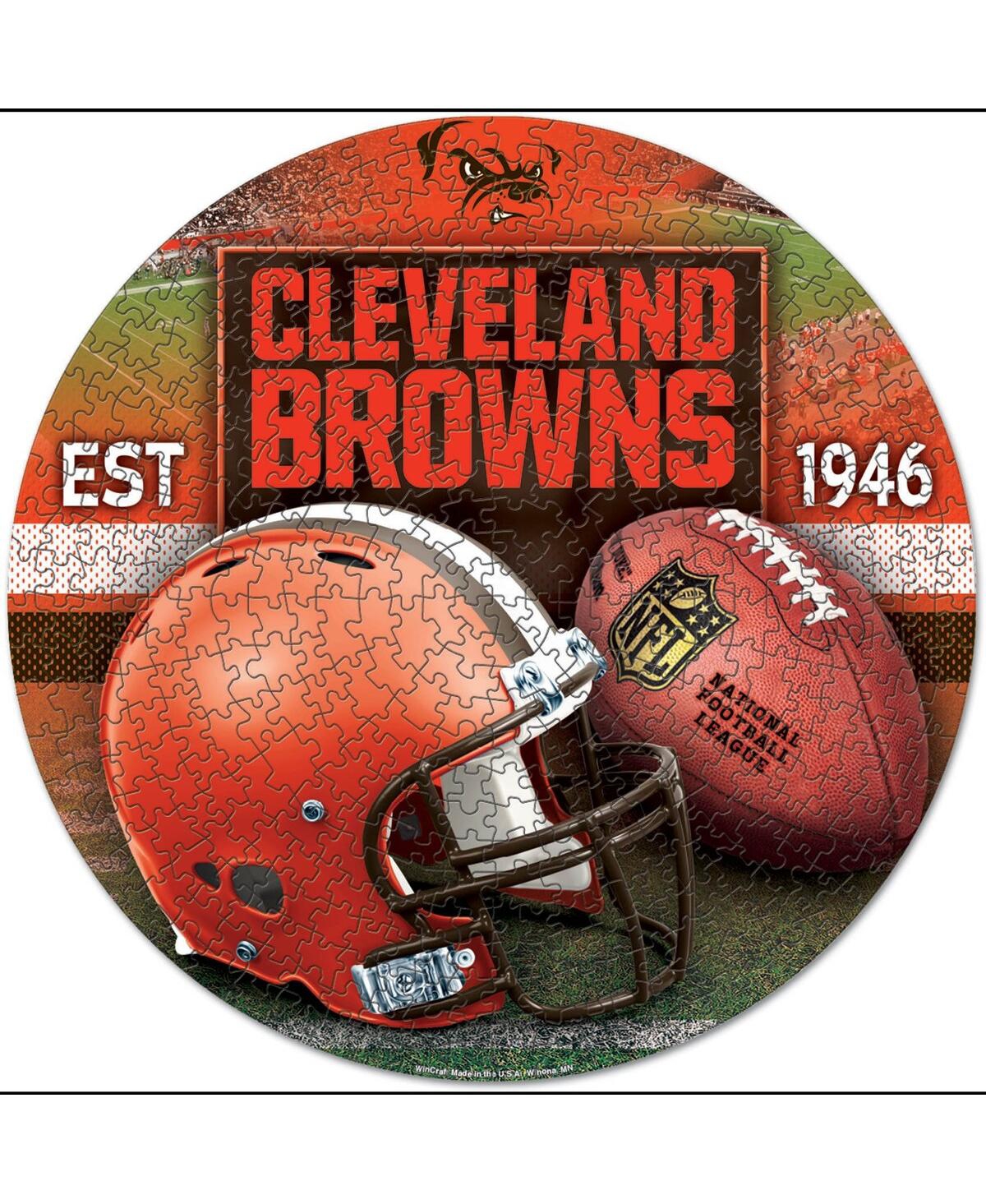 Wincraft Cleveland Browns Round 500-piece Puzzle In Multi