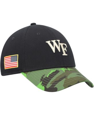 Men's Black, Camo Wake Forest Demon Deacons Veterans Day 2Tone Legacy91 Adjustable Hat