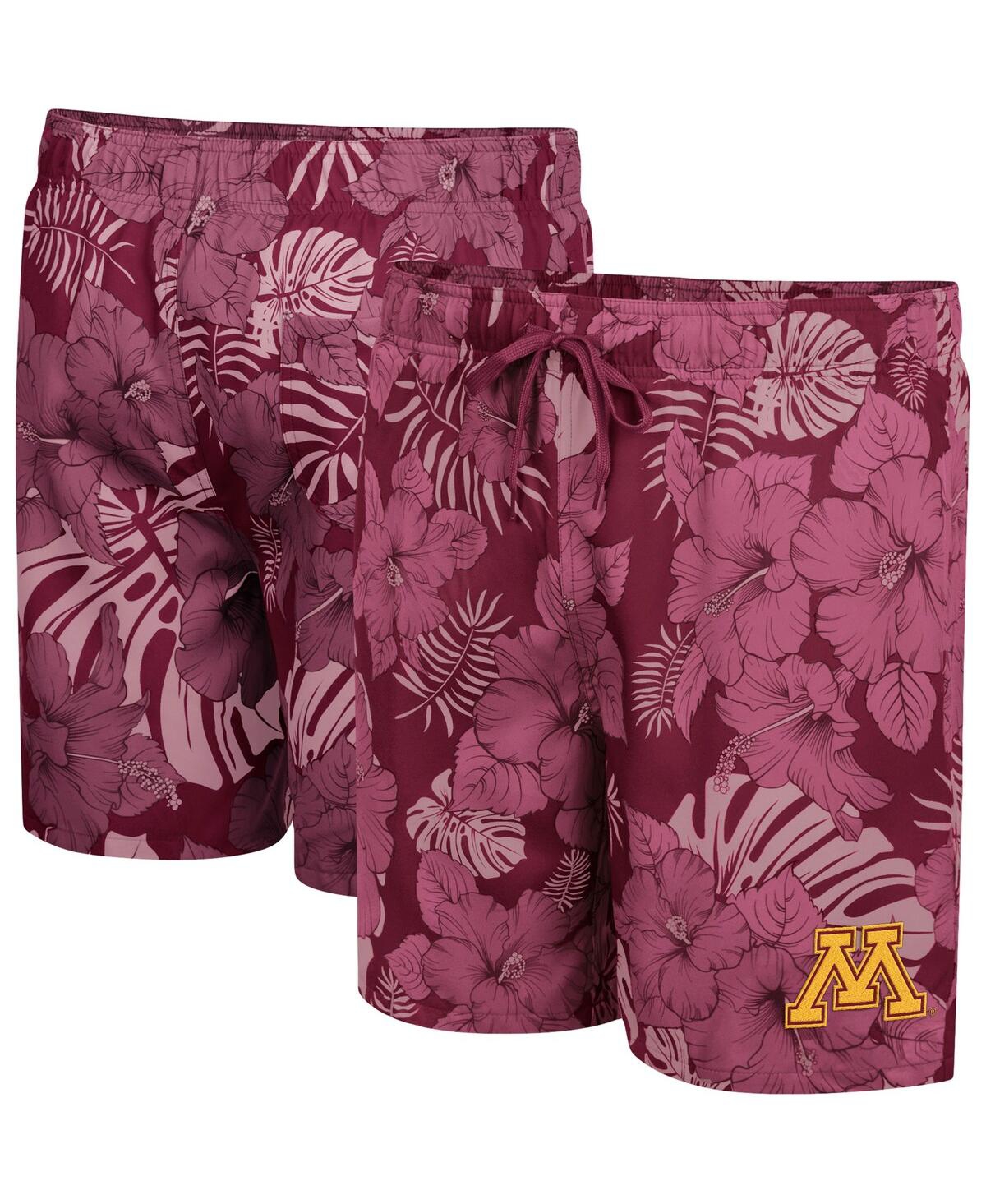 Men's ColosseumMinnesota Golden Gophers The Dude Swim Shorts - Maroon