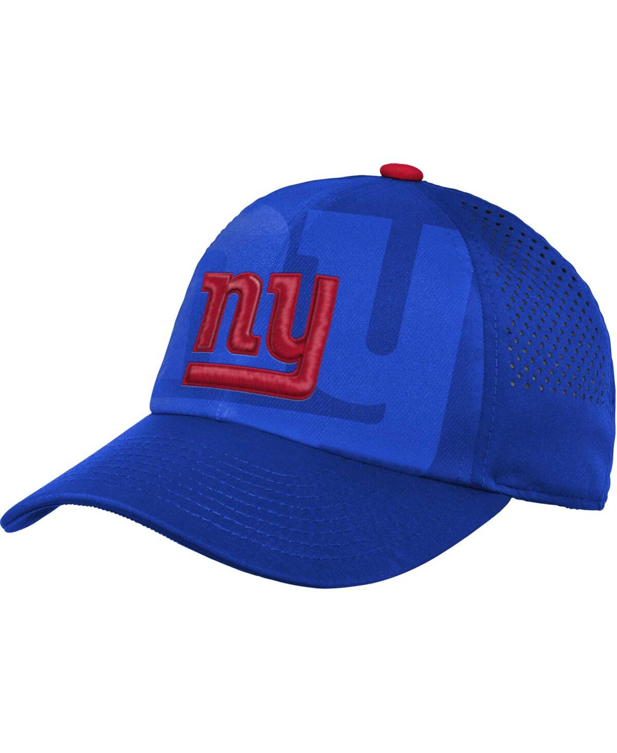 Outerstuff Kids' Big Boys And Girls Royal New York Giants Tailgate Adjustable Hat