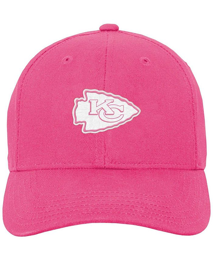 Outerstuff Big Girls Pink Kansas City Chiefs Adjustable Hat - Macy's