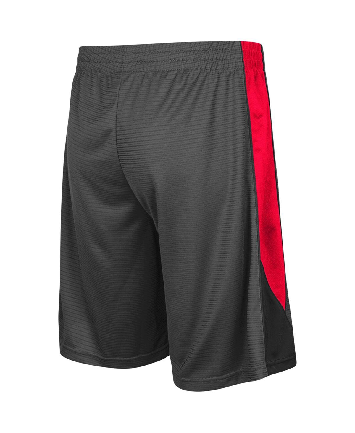 Colosseum Charcoal Rutgers Scarlet Knights Turnover Shorts In Charcoal
