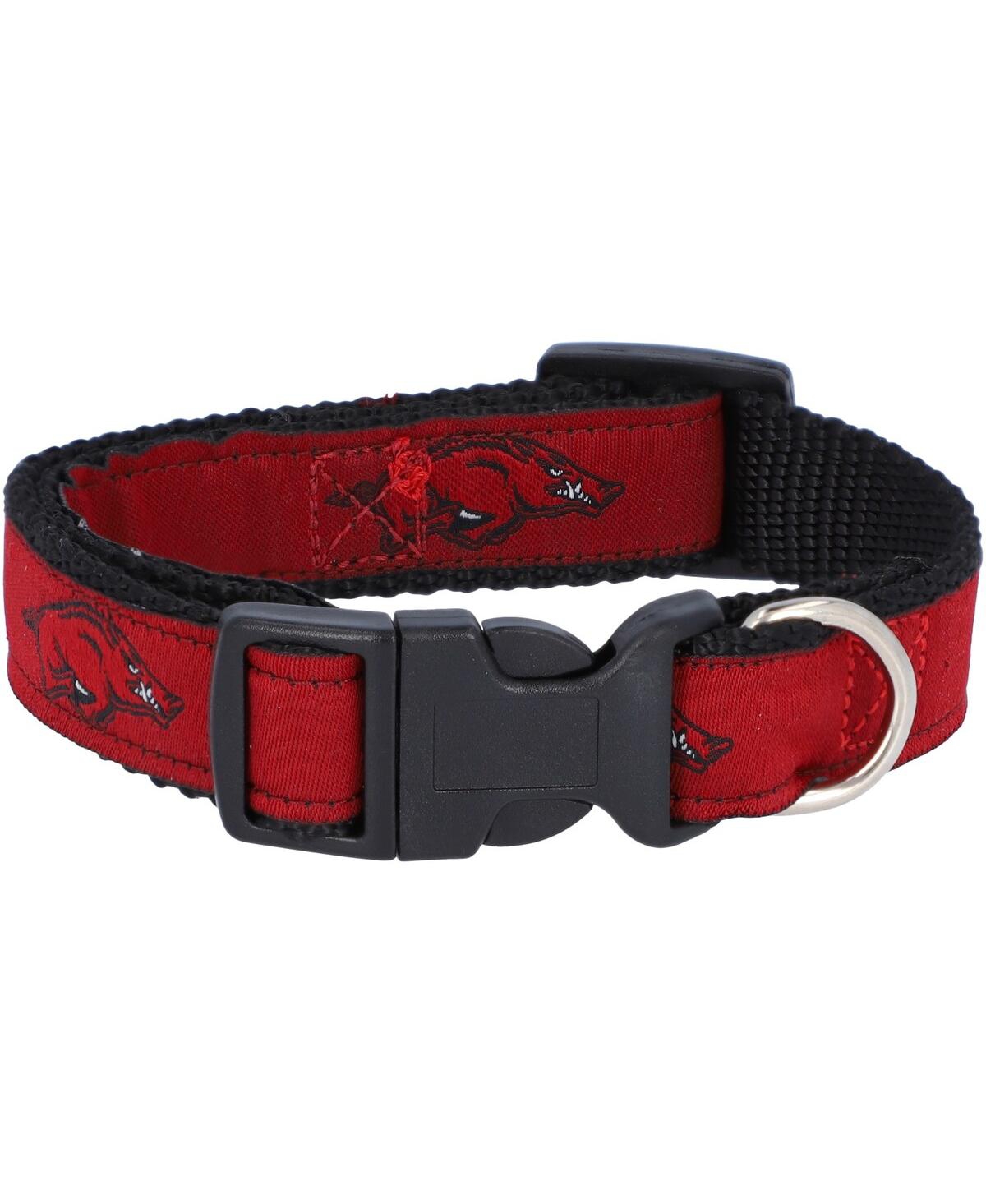Arkansas Razorbacks Narrow Dog Collar - Red