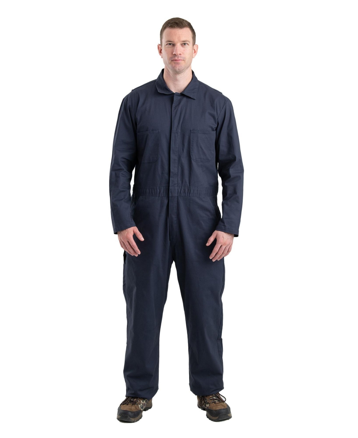 Big & Tall Highland Flex Cotton Unlined Coverall - Navy