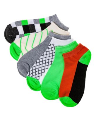 Women's Fuchsia Bubblegum Ankle Socks 6 Pack