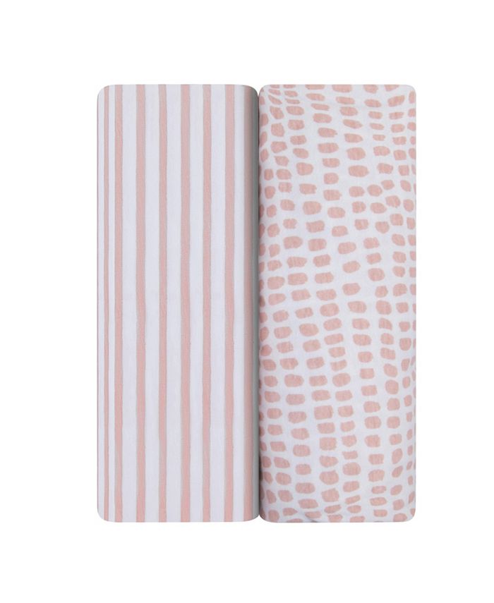 Ely's & Co. Waterproof Changing Pad Cover Set Cradle Sheet Set 100