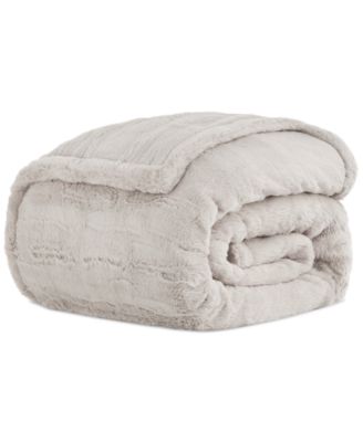 Valor Textured Faux Fur Throw, 50" x 70"