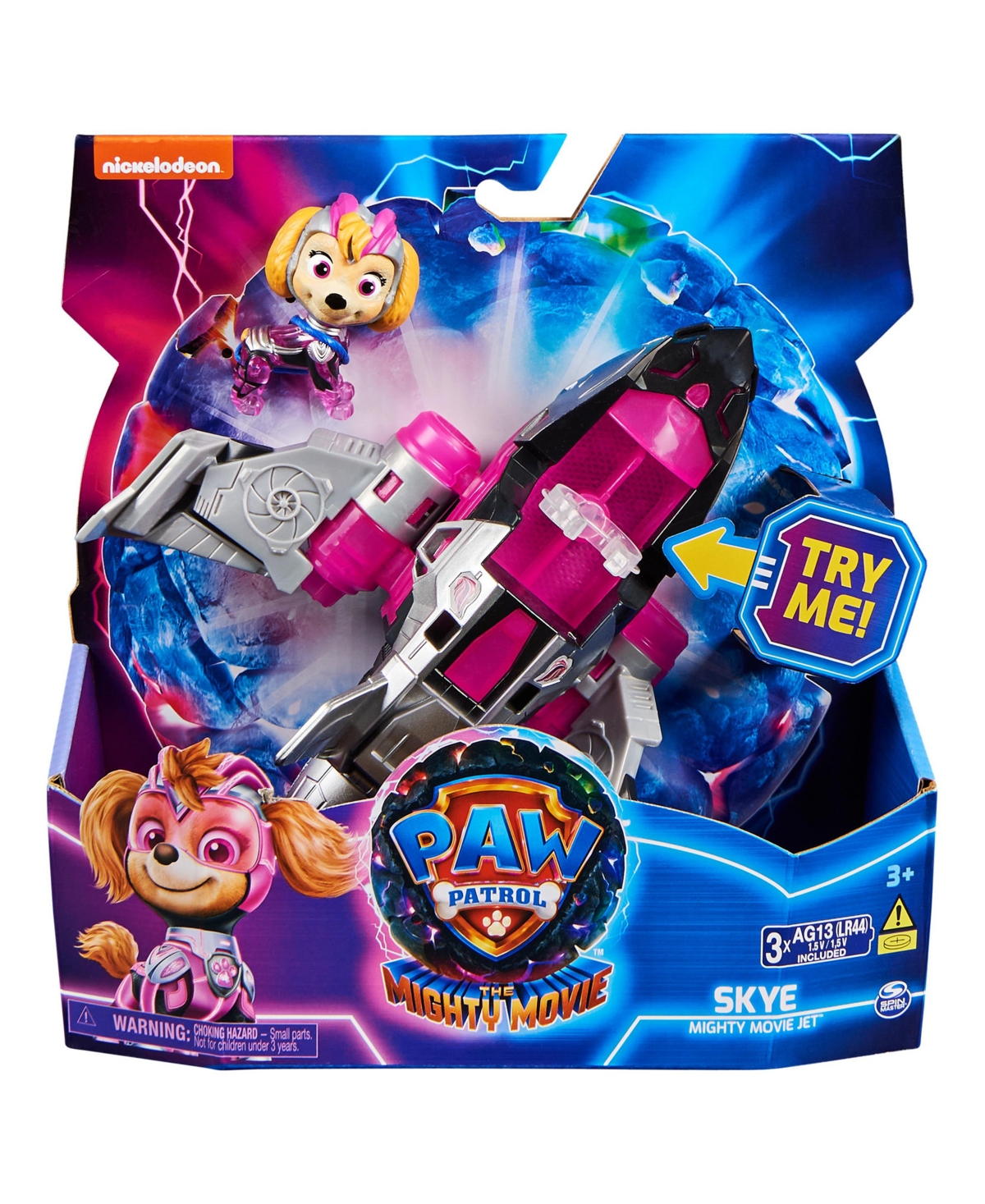 Shop Paw Patrol - The Mighty Movie, Airplane Toy With Skye Mighty Pups Action Figure In No Color
