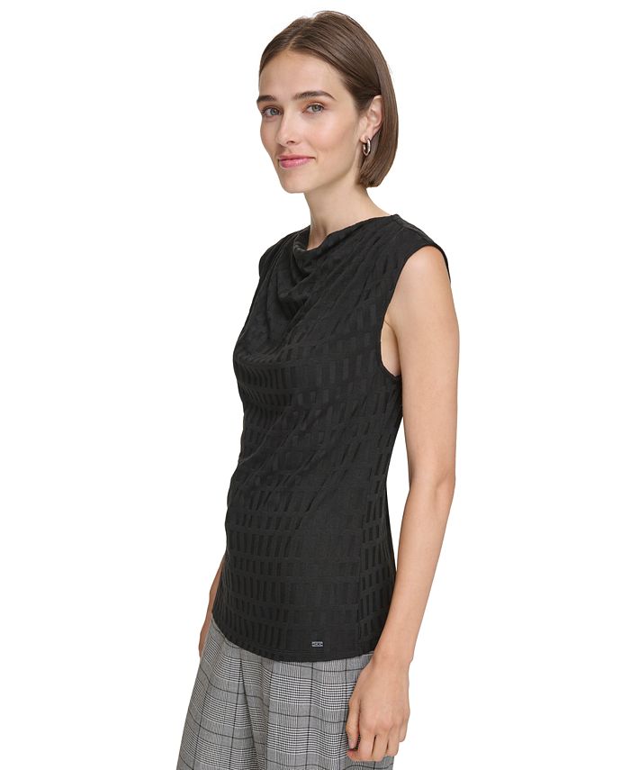 Claire Cowl Neck Sleeveless Top