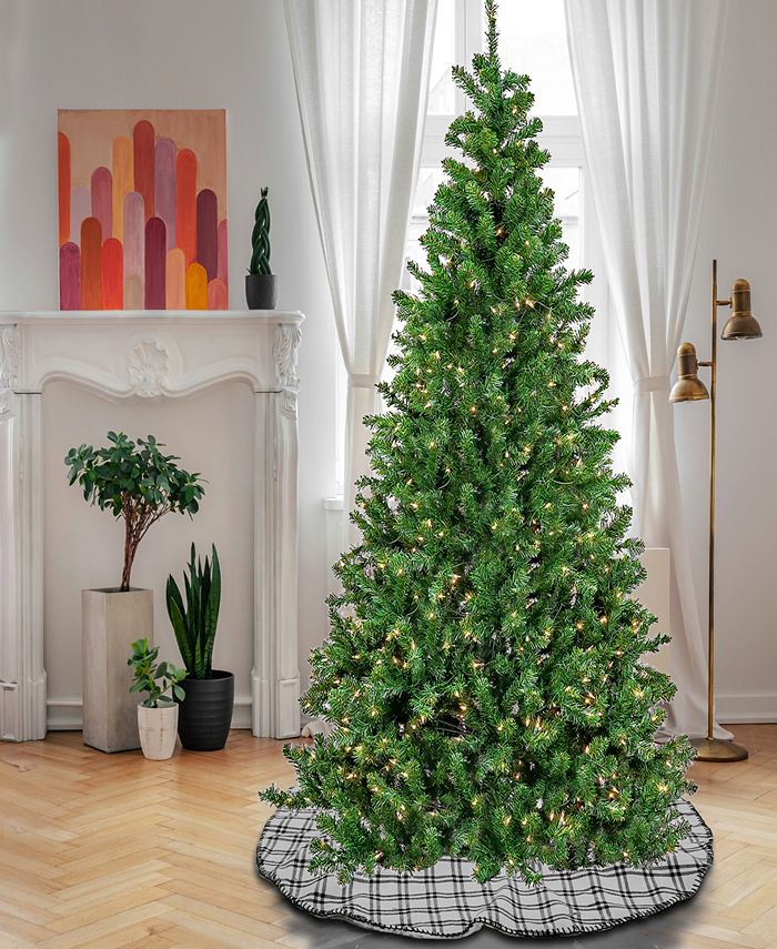 National Tree Company 7.5' PreLit Artificial Phillip Spruce Hinged