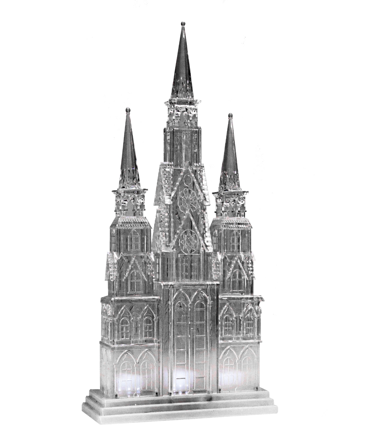 National Tree Company 17" Pre-lit Christmas Cathedral In White