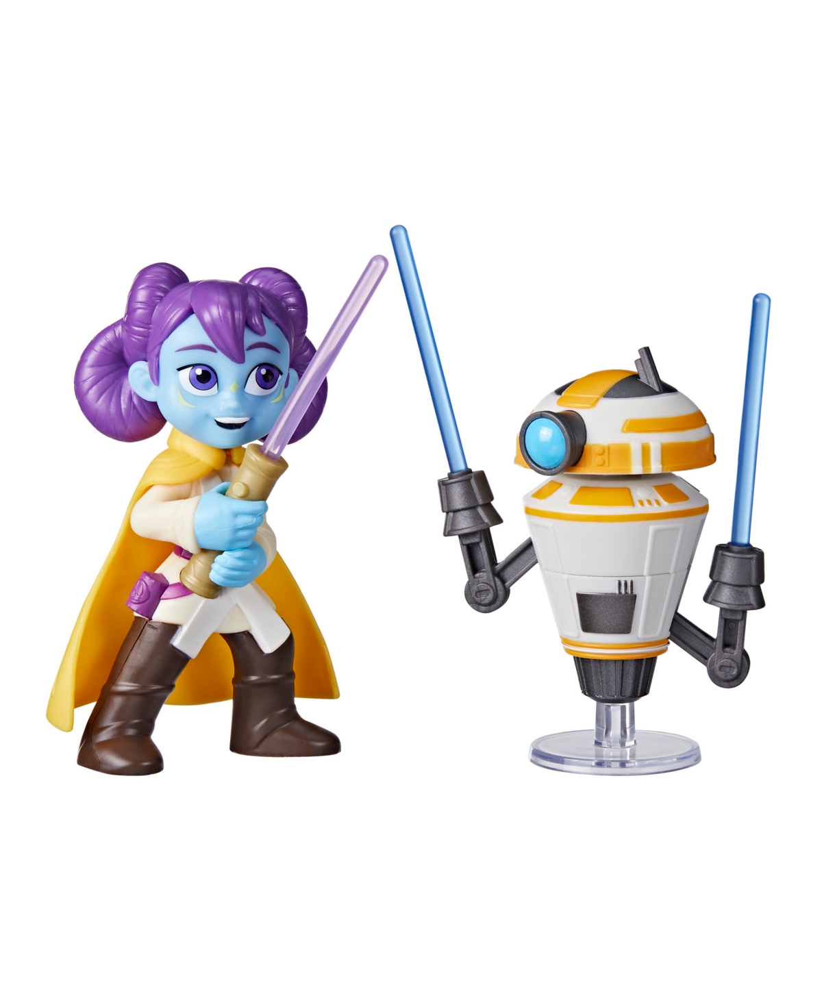 Young Jedi Adventures Kids' Star Wars Pop-up Lightsaber Duel Lys Solay And Training Droid In No Color