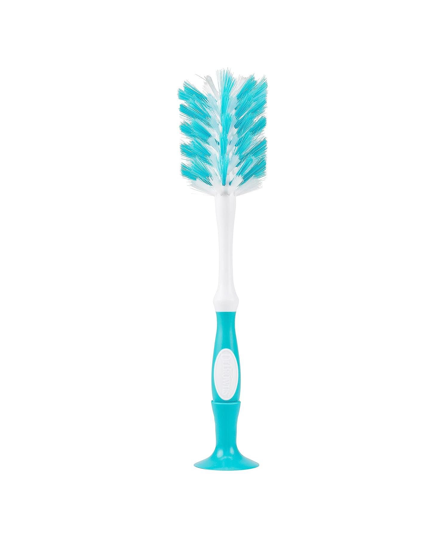 Baby Dr. Brown's Deluxe Baby Bottle Brush with Vent Cleaning Brush, Blue