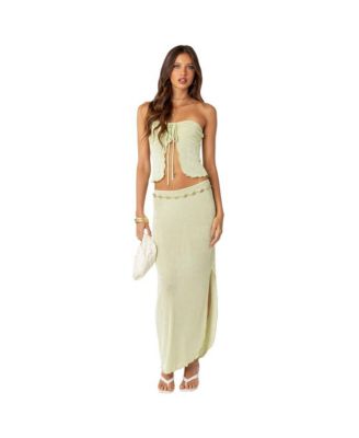 Women's Milan Slitted Maxi Skirt