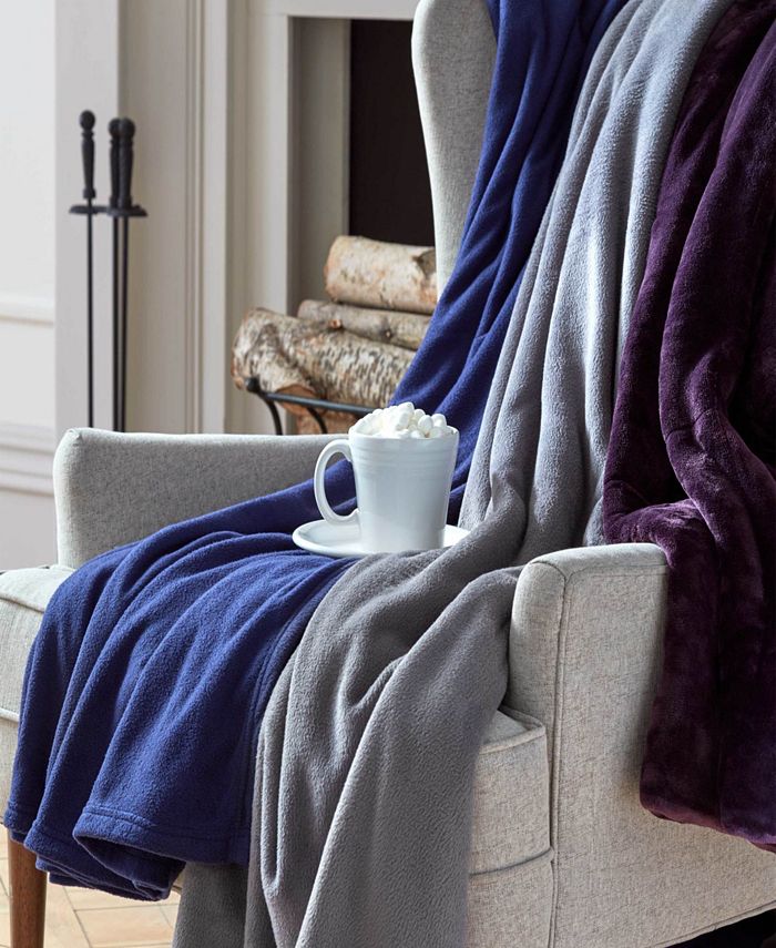 Vellux Luxury Plush Twin Blanket Macy's