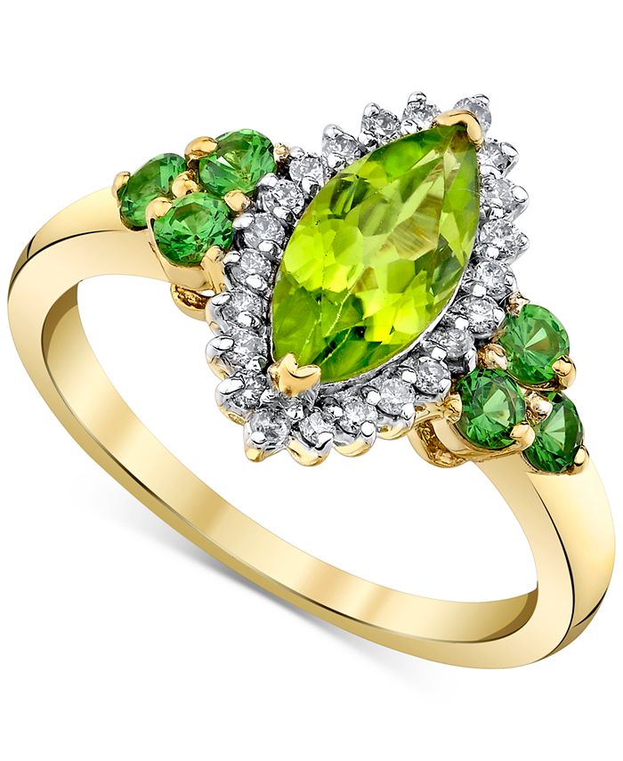 Macy's top peridot ring