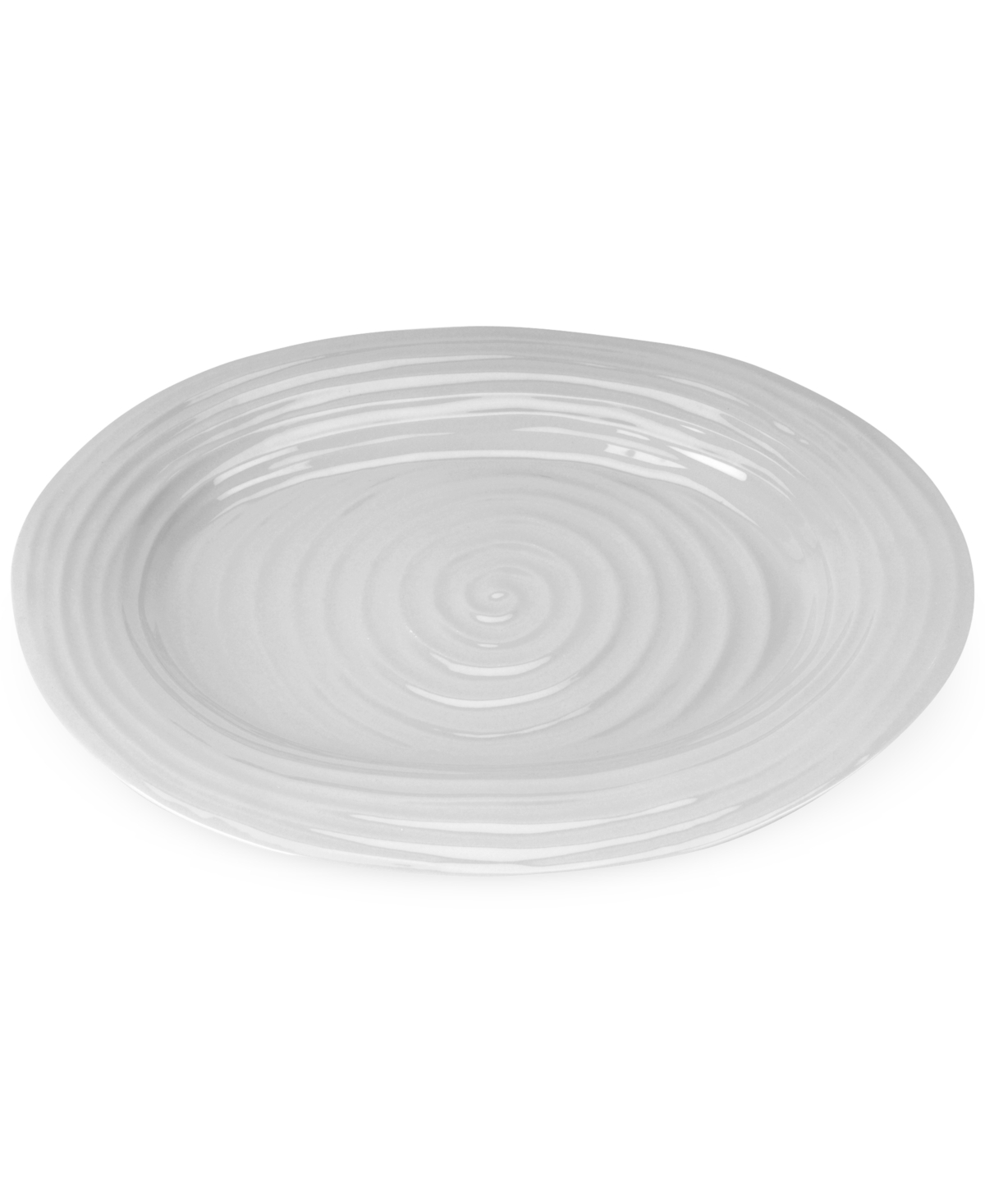 Portmeirion Sophie Conran Grey Medium Oval Platter In No Color