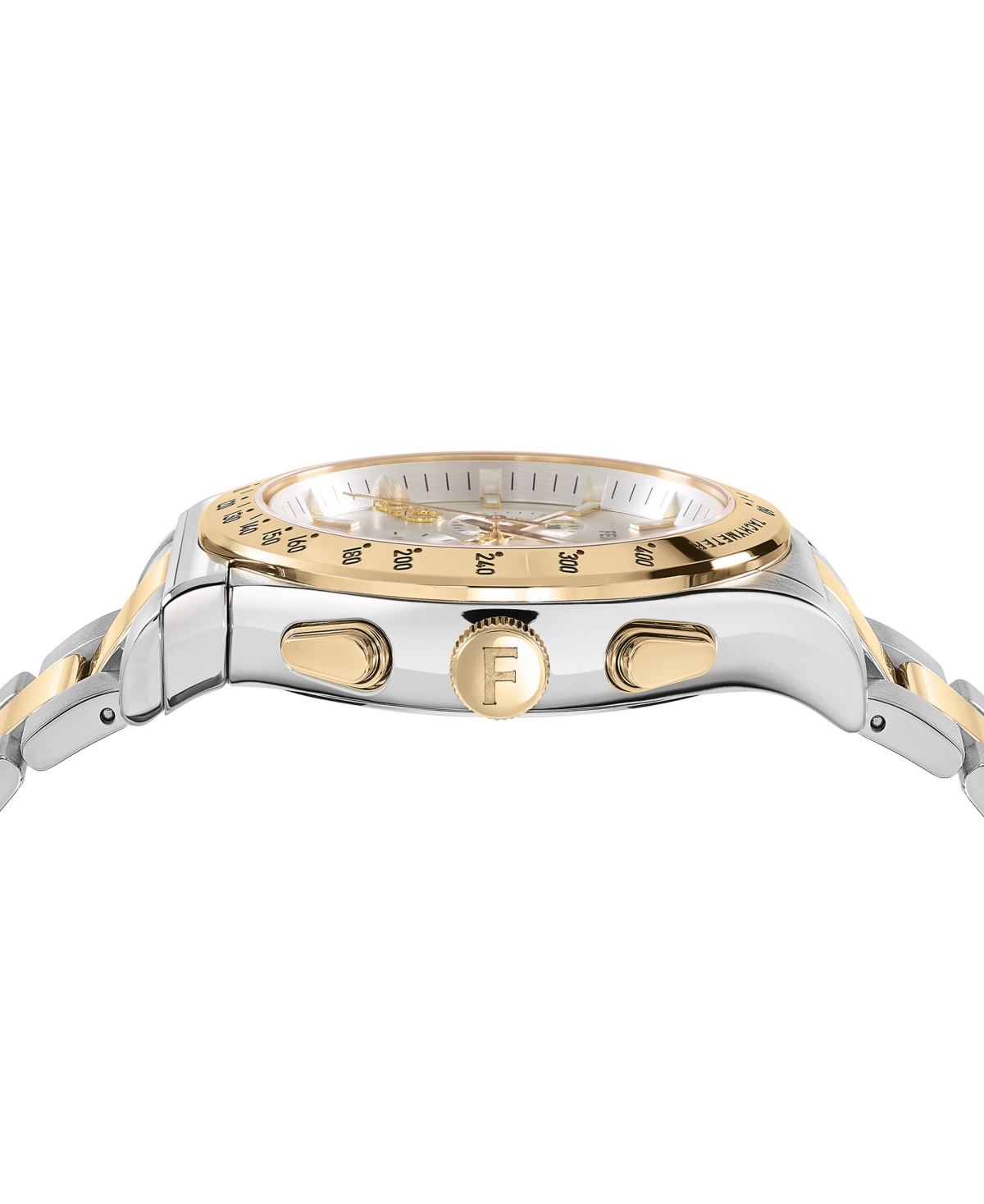 Salvatore Ferragamo Men's 1927 Swiss Chronograph Two-Tone Stainless Steel Bracelet Watch 42mm