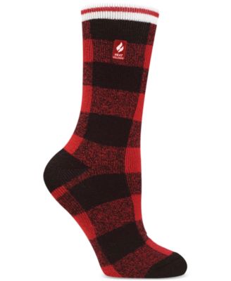 Lite Riley Buffalo Plaid Crew Socks