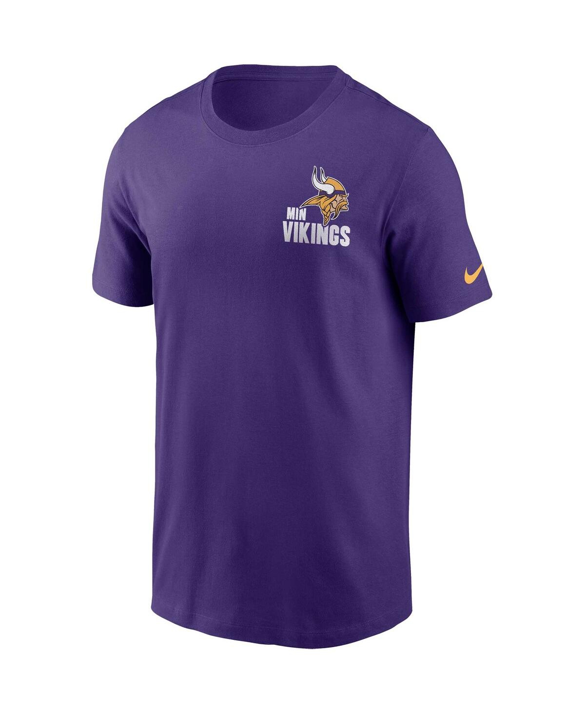 Shop Nike Men's  Purple Minnesota Vikings Blitz Essential T-shirt