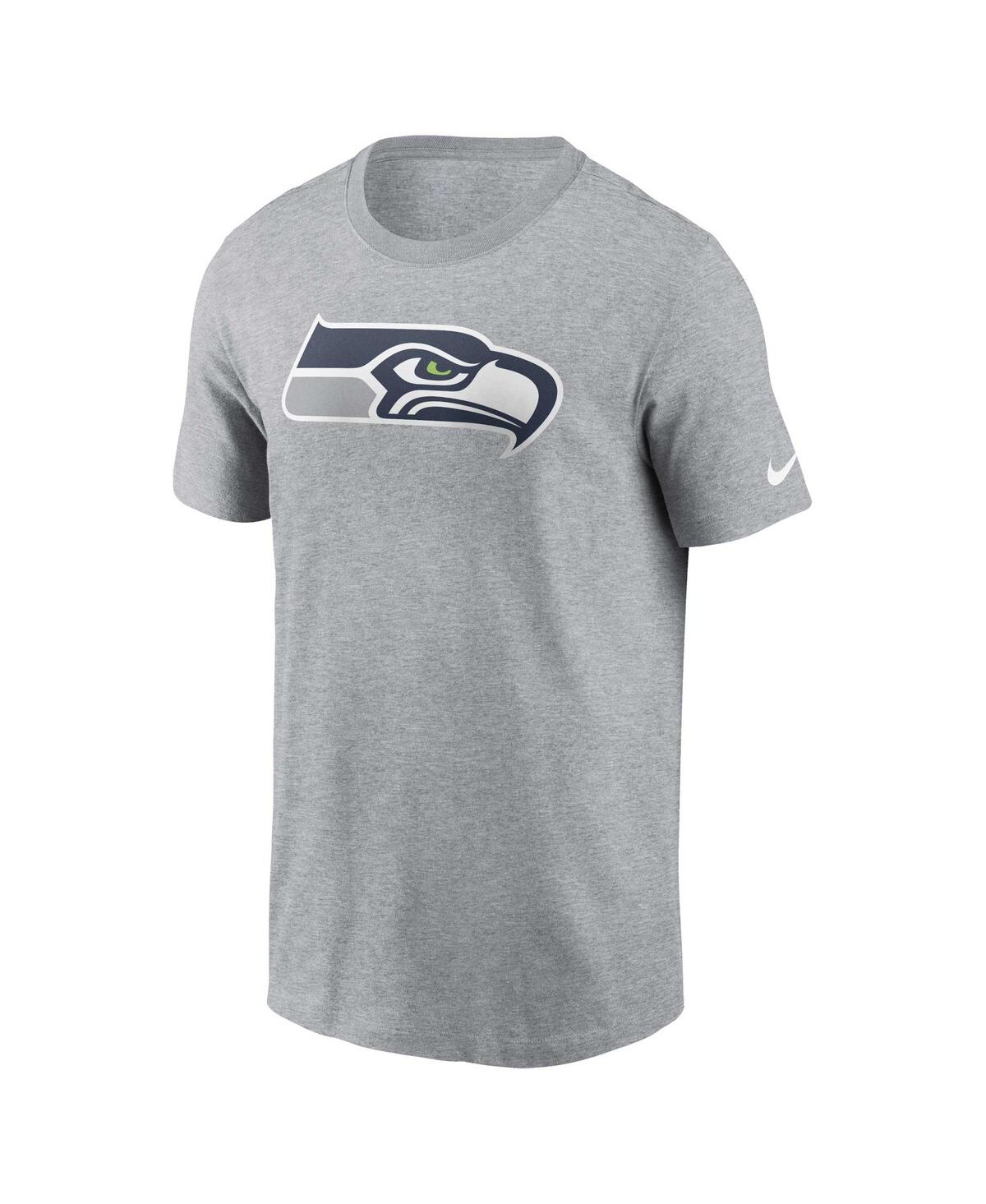 Nike Heathered Gray Seattle Seahawks Primary Logo T-shirt In Gray