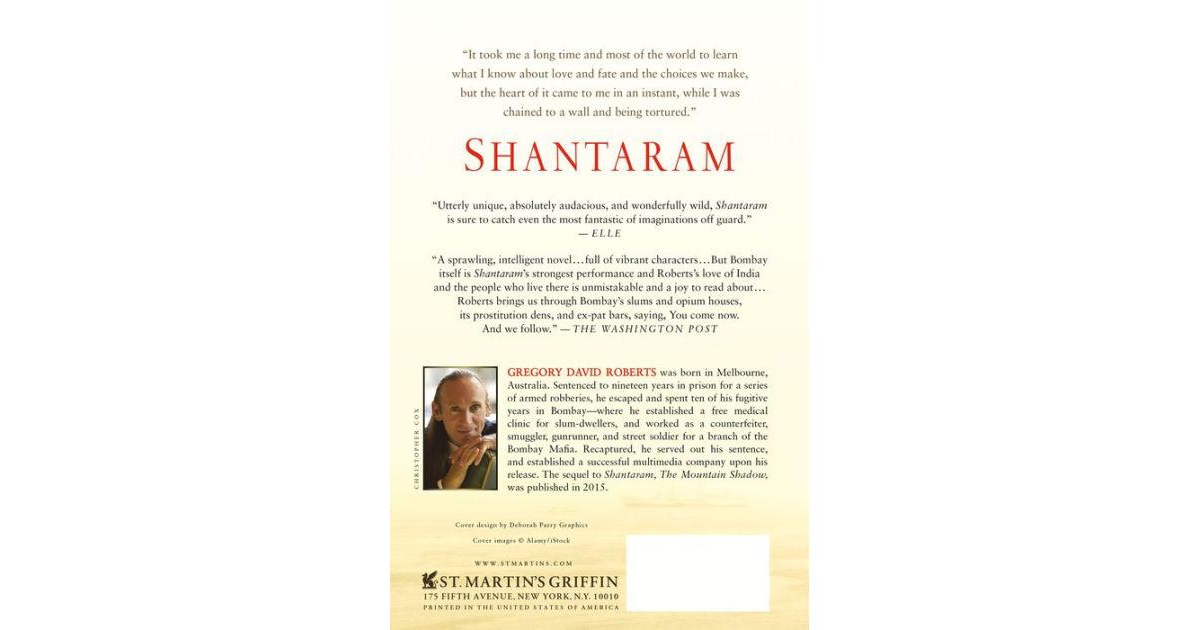 Shantaram by Gregory David Roberts