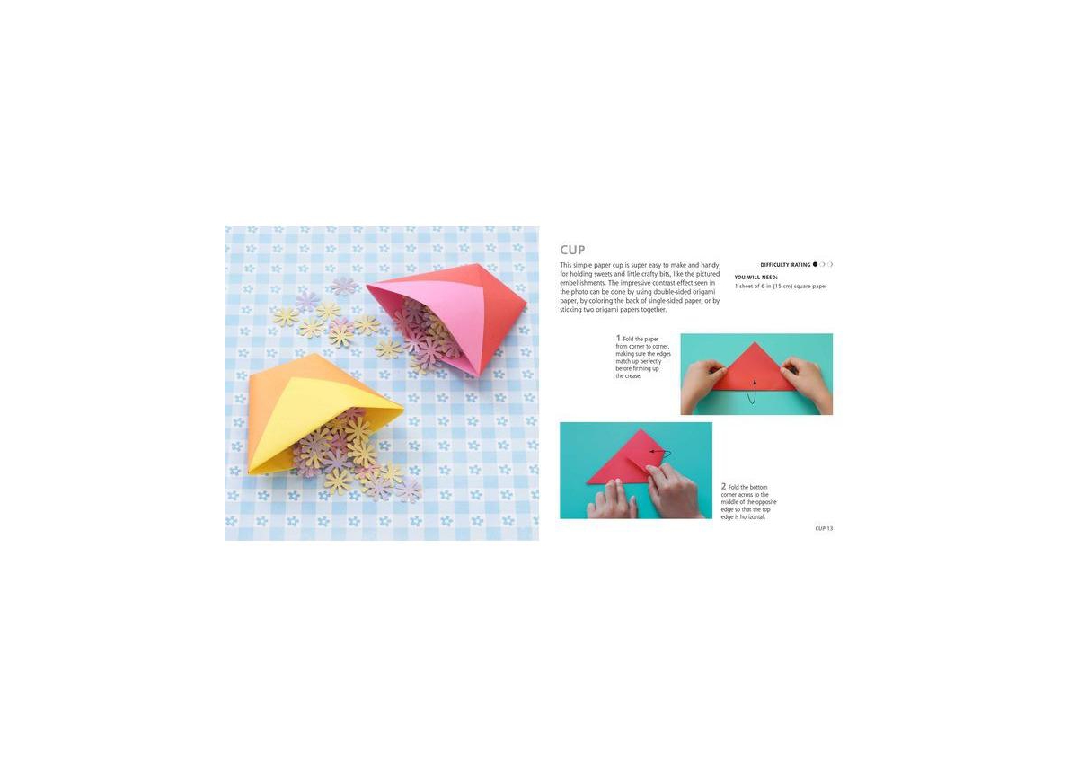 Essential Origami- Paper Block Plus 64-Page Book by Mari Ono