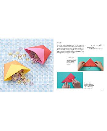 Japanese Origami - Paper pack plus 64-page book by Mari Ono - Yahoo Shopping