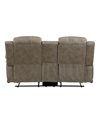 White Label Lola 74" Double Reclining Loveseat
