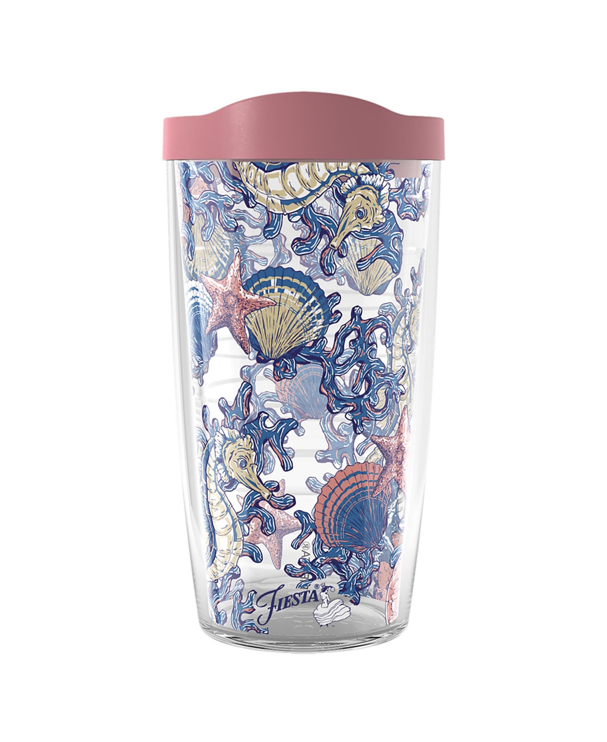 Tervis Tumbler Tervis Fiesta Reef Life Made In Usa Double Walled Insulated Tumbler Travel Cup Keeps Drinks Cold & H In Open Miscellaneous