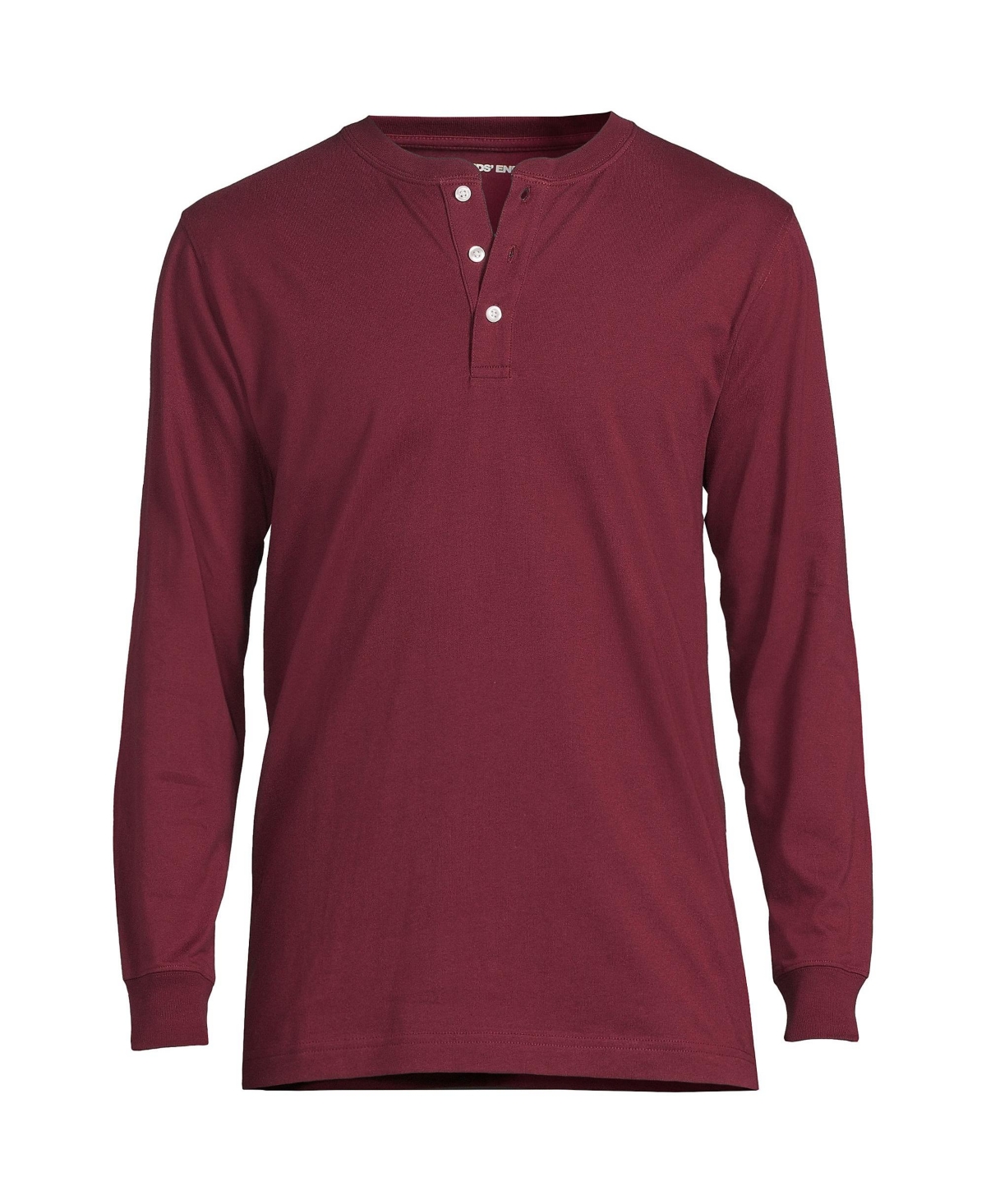 Lands' End Big & Tall Super-t Sleeve Henley Shirt