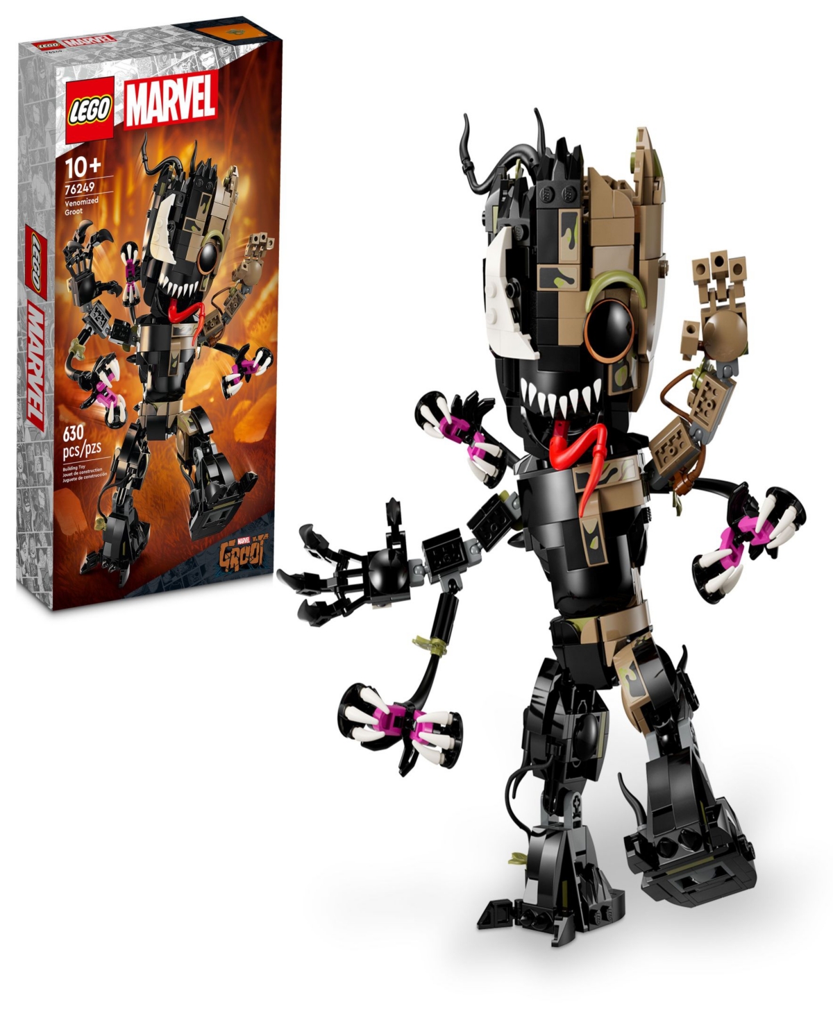 Lego Kids' Marvel Venomized Groot Collectible 76249 In Multicolor