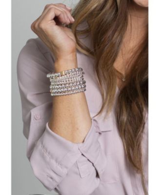 5mm Sterling Silver Ball Stretch Bracelet